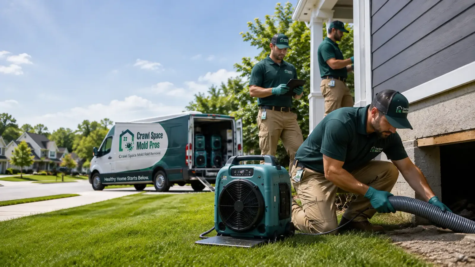 Crawl Space Mold Removal in Kimbolton, OH